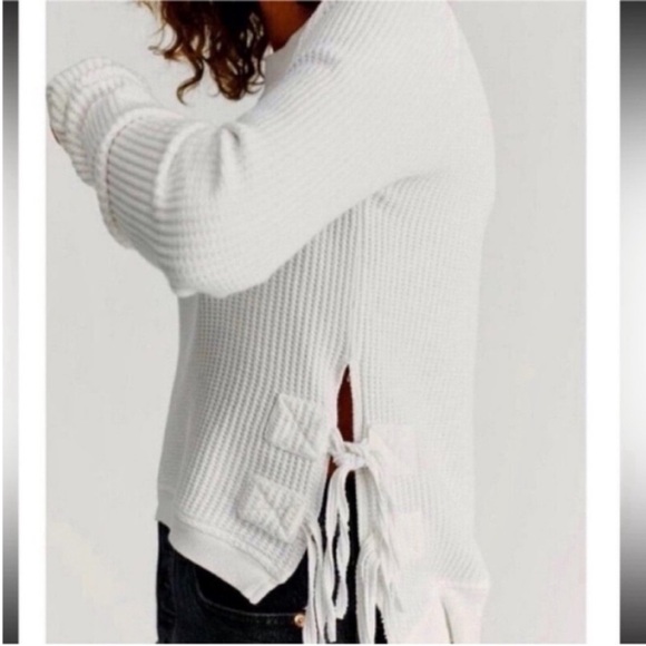 White free people thermal top - Picture 7 of 8